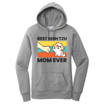 Shih Tzu Mama Best Shih Tzu Mom Ever Women's Pullover Hoodie