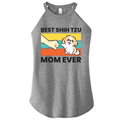 Shih Tzu Mama Best Shih Tzu Mom Ever Women’s Perfect Tri Rocker Tank