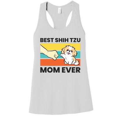 Shih Tzu Mama Best Shih Tzu Mom Ever Women's Racerback Tank