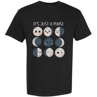 Science Teacher Moon Phases Scientist Garment-Dyed Heavyweight T-Shirt