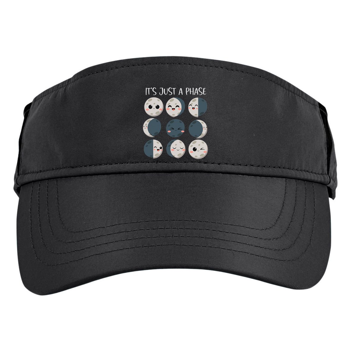 Science Teacher Moon Phases Scientist Adult Drive Performance Visor