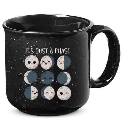 Science Teacher Moon Phases Scientist 15oz Campfire Ceramic Mug