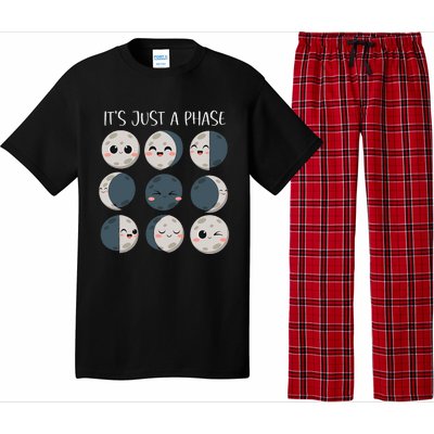 Science Teacher Moon Phases Scientist Pajama Set