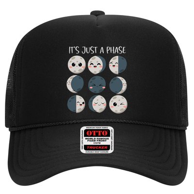 Science Teacher Moon Phases Scientist Trucker Hat