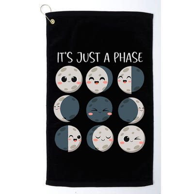 Science Teacher Moon Phases Scientist Golf Towel