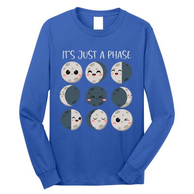 Science Teacher Moon Phases Scientist Long Sleeve Shirt