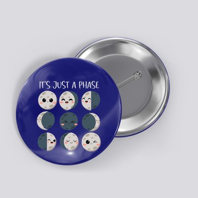 Science Teacher Moon Phases Scientist Button