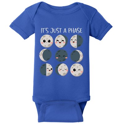 Science Teacher Moon Phases Scientist Baby Bodysuit