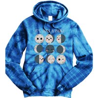 Science Teacher Moon Phases Scientist Tie Dye Hoodie