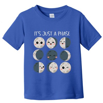 Science Teacher Moon Phases Scientist Toddler T-Shirt