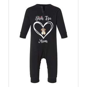 Shih Tzu Mama I Love My Shih Tzu Mom Infant Fleece One Piece