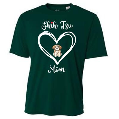 Shih Tzu Mama I Love My Shih Tzu Mom Cooling Performance Crew T-Shirt