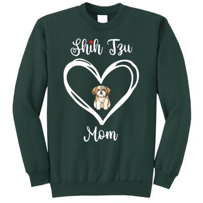 Shih Tzu Mama I Love My Shih Tzu Mom Sweatshirt