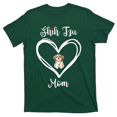 Shih Tzu Mama I Love My Shih Tzu Mom T-Shirt