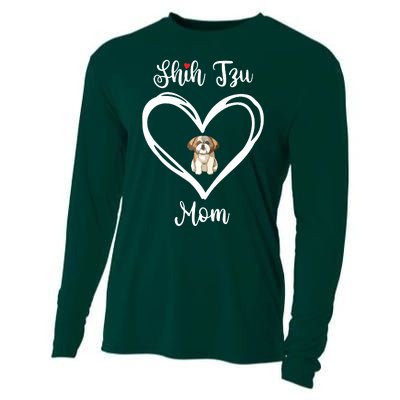 Shih Tzu Mama I Love My Shih Tzu Mom Cooling Performance Long Sleeve Crew