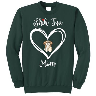 Shih Tzu Mama I Love My Shih Tzu Mom Tall Sweatshirt