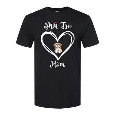 Shih Tzu Mama I Love My Shih Tzu Mom Softstyle CVC T-Shirt