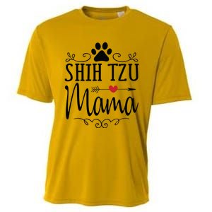 Shih Tzu Mama Shih Tzu Mama Gift For Shih Tzu Lover Cooling Performance Crew T-Shirt