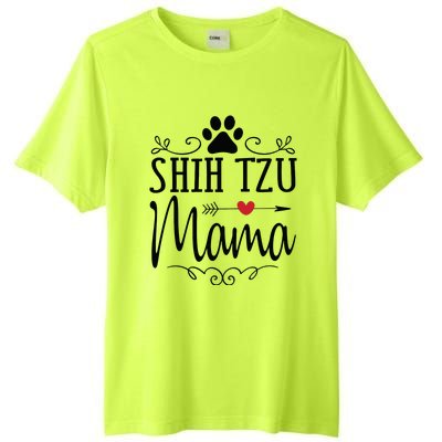 Shih Tzu Mama Shih Tzu Mama Gift For Shih Tzu Lover Tall Fusion ChromaSoft Performance T-Shirt