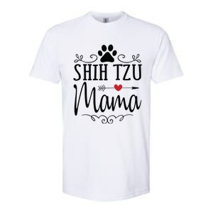 Shih Tzu Mama Shih Tzu Mama Gift For Shih Tzu Lover Softstyle CVC T-Shirt