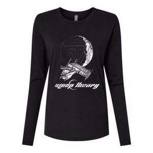 Sleep Theory Merchandise Moon Womens Cotton Relaxed Long Sleeve T-Shirt