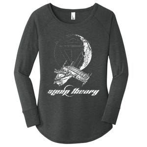 Sleep Theory Merchandise Moon Women's Perfect Tri Tunic Long Sleeve Shirt