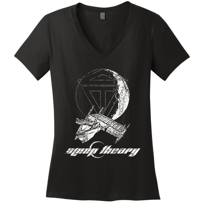 Sleep Theory Merchandise Moon Women's V-Neck T-Shirt