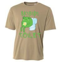 Skibid.I Toilet Meme Frog Meme Forg Funny Memes Brainrot Meme Cooling Performance Crew T-Shirt