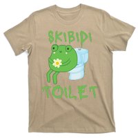 Skibid.I Toilet Meme Frog Meme Forg Funny Memes Brainrot Meme T-Shirt