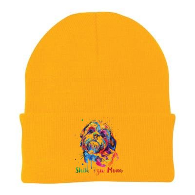 Shih Tzu Mom Shih Tzu Dog Lovers Mothers Day Gifts Knit Cap Winter Beanie