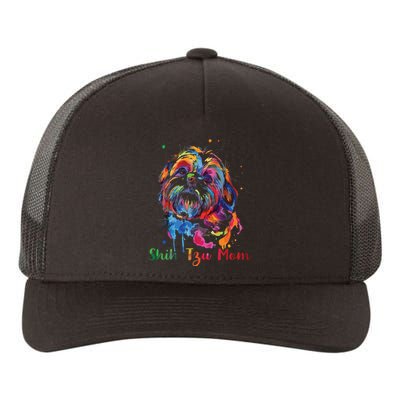 Shih Tzu Mom Shih Tzu Dog Lovers Mothers Day Gifts Yupoong Adult 5-Panel Trucker Hat