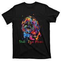 Shih Tzu Mom Shih Tzu Dog Lovers Mothers Day Gifts T-Shirt