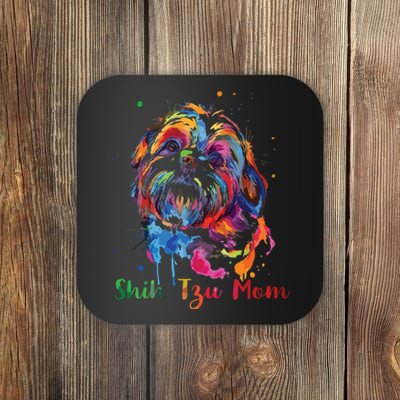 Shih Tzu Mom Shih Tzu Dog Lovers Mothers Day Gifts Coaster