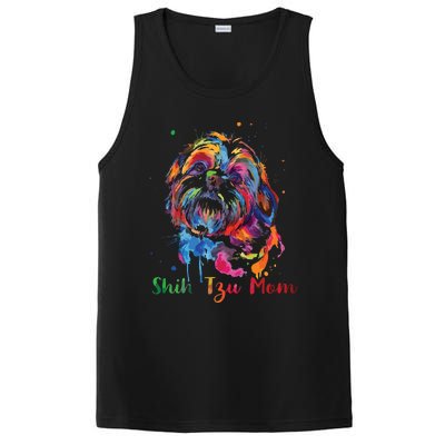 Shih Tzu Mom Shih Tzu Dog Lovers Mothers Day Gifts PosiCharge Competitor Tank