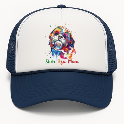 Shih Tzu Mom Shih Tzu Dog Lovers Mothers Day Gifts Trucker Hat