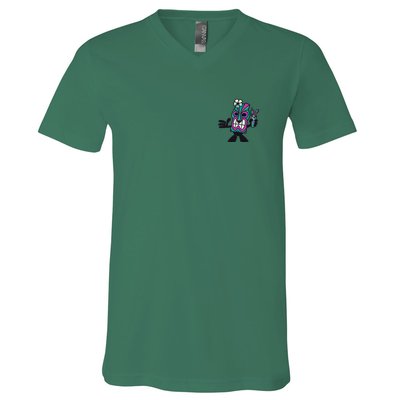 Snc Tiki Man V-Neck T-Shirt