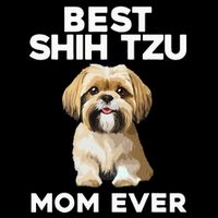=Shih Tzu Mom Design For Women Dog Lover Shih Tzu Long Sleeve Shirt