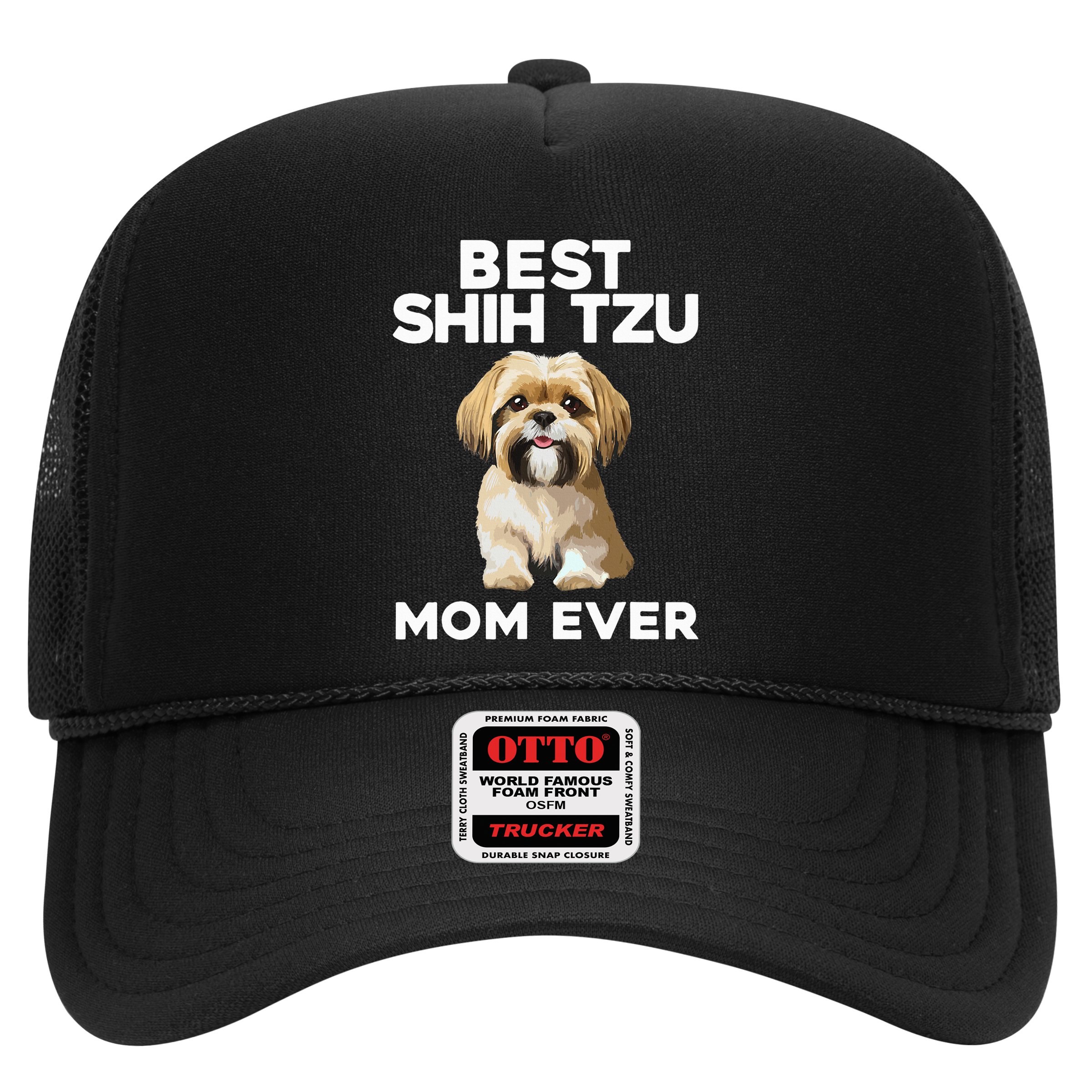 =Shih Tzu Mom Design For Women Dog Lover Shih Tzu Hat