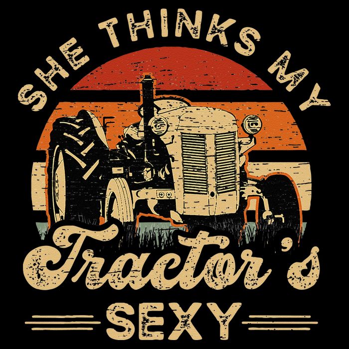She think my tractor's sexy Farming Farmer Farm Farmer 16 in Basic Backpack
