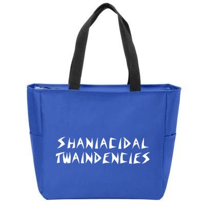 Shaniacidal Twaindencies Man I Feel Like A Pepsi Zip Tote Bag