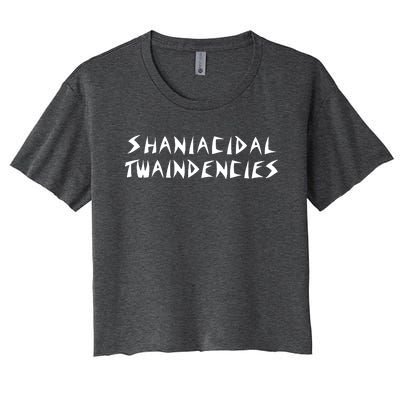 Shaniacidal Twaindencies Man I Feel Like A Pepsi Women's Crop Top Tee