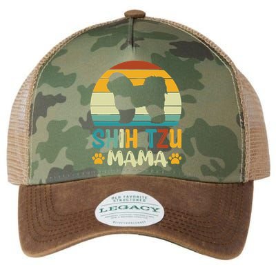 Shih Tzu Mama Legacy Tie Dye Trucker Hat