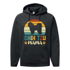 Shih Tzu Mama Performance Fleece Hoodie