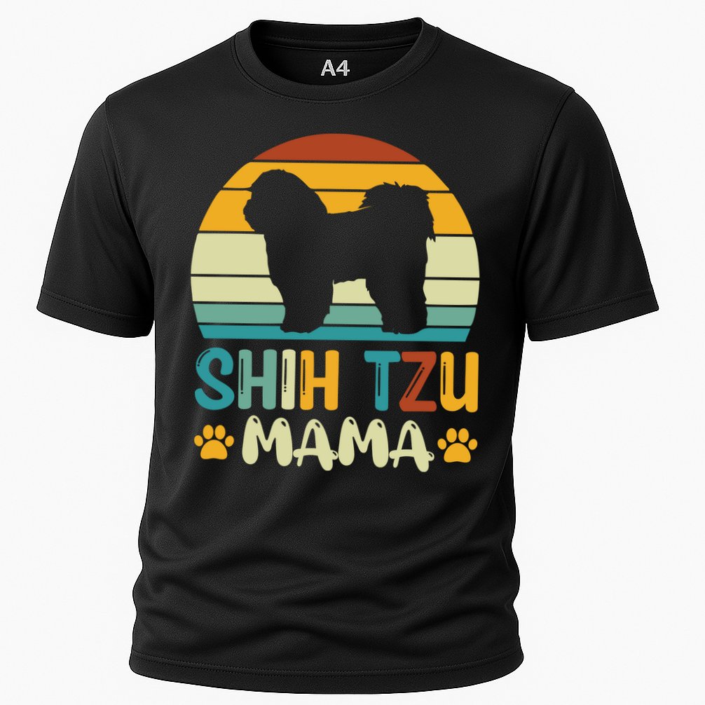 Shih Tzu Mama Cooling Performance Crew T-Shirt