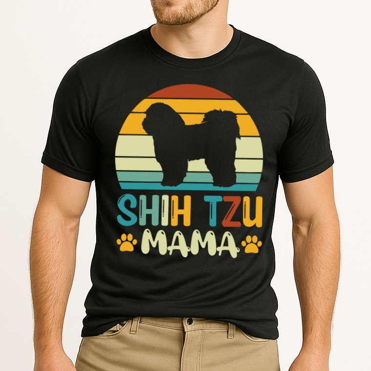 Shih Tzu Mama Cooling Performance Crew T-Shirt