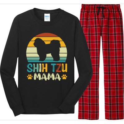 Shih Tzu Mama Long Sleeve Pajama Set