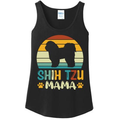 Shih Tzu Mama Ladies Essential Tank