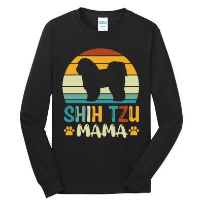 Shih Tzu Mama Tall Long Sleeve T-Shirt