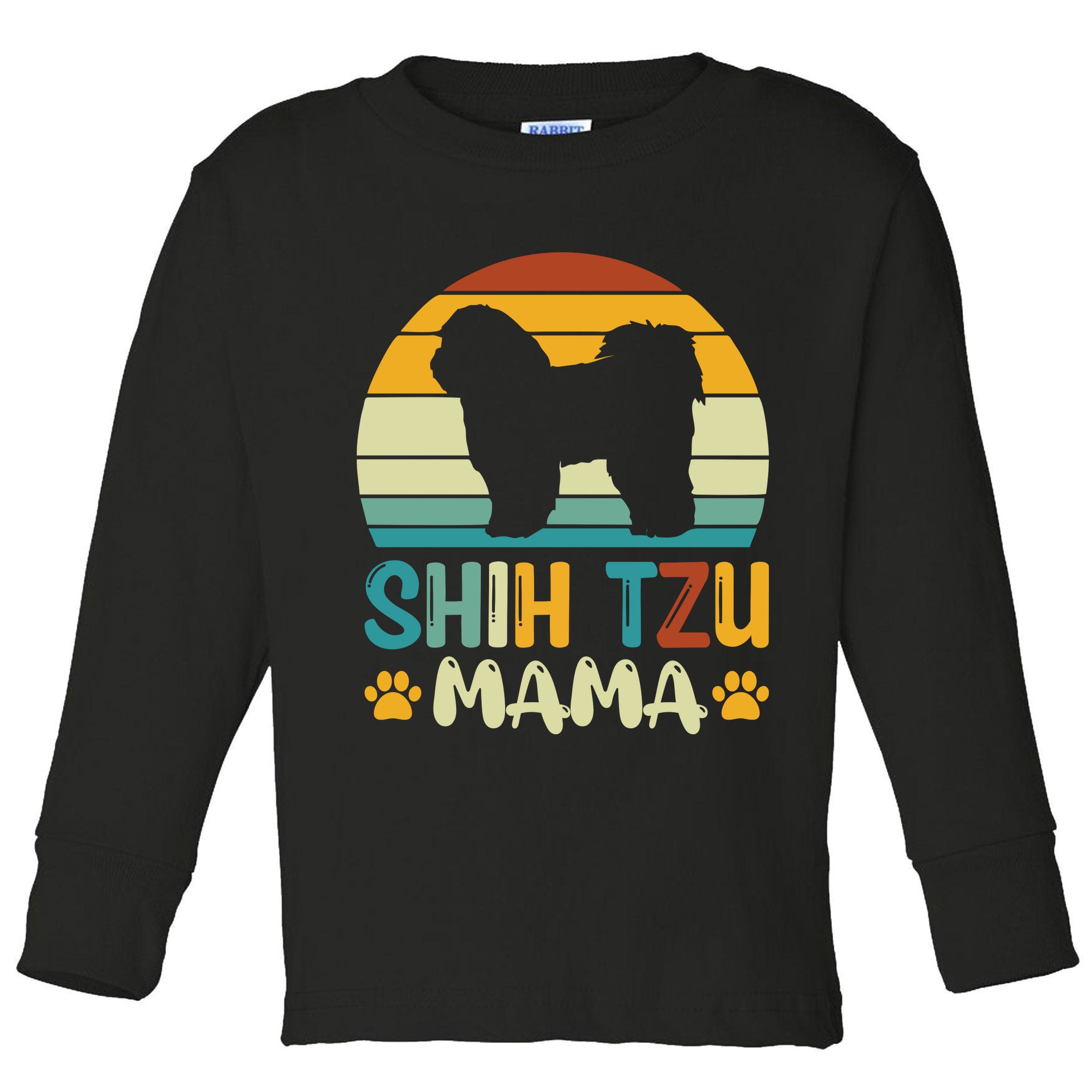 Shih Tzu Mama Toddler Long Sleeve Shirt