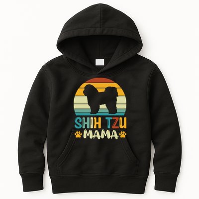 Shih Tzu Mama Kids Hoodie
